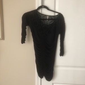 Free People black mini dress